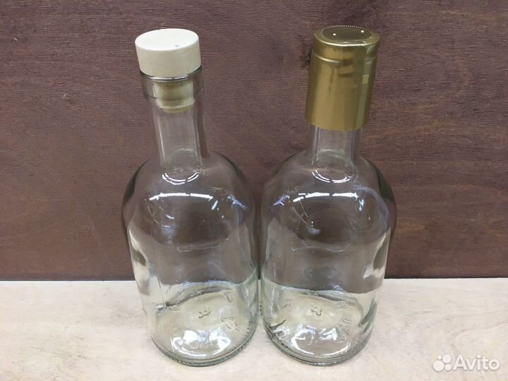 12 шт бутылка Домашняя 0,5л. с пробкой и колпачком