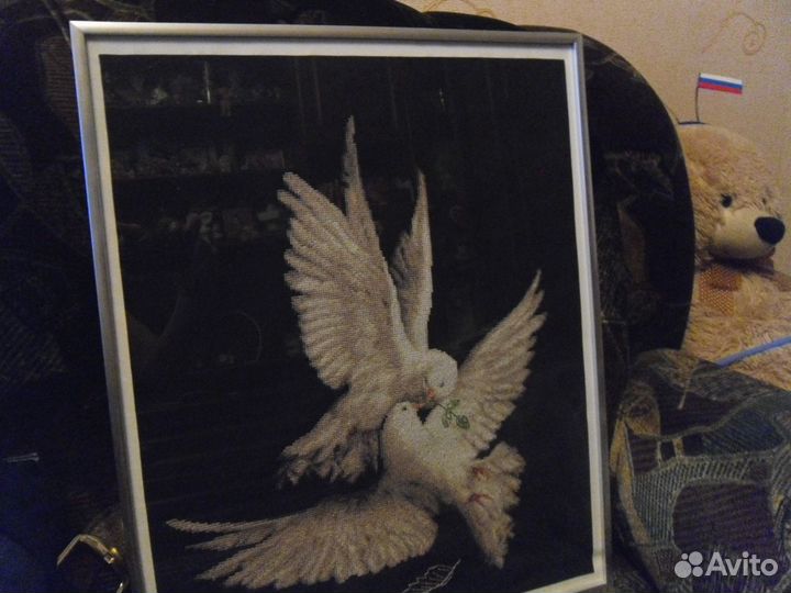 Картина вышитая крестиком