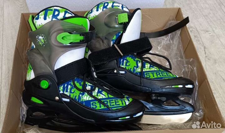 Коньки раздвижные 34-37