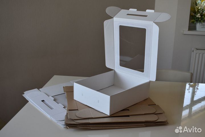 Коробки (по 8 шт) разного вида для упаковки