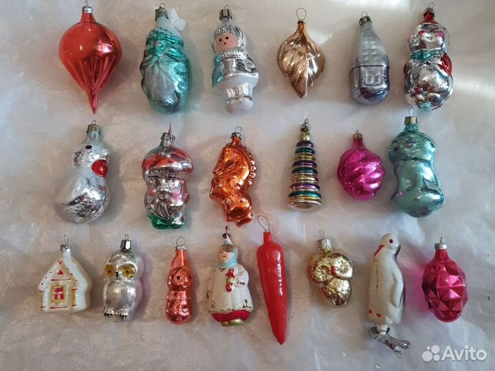 Елочные игрушки СССР