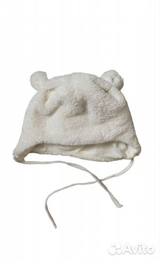 Шапка 36-38 для новорожденного чепчик весна осень
