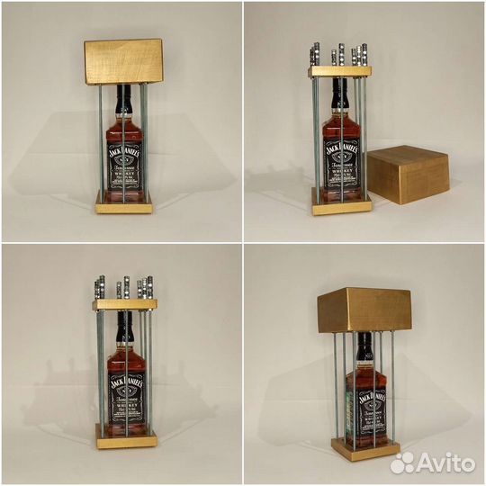 Клетка для бутылки подарочная