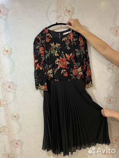 Вечернее платье 46 размера черное