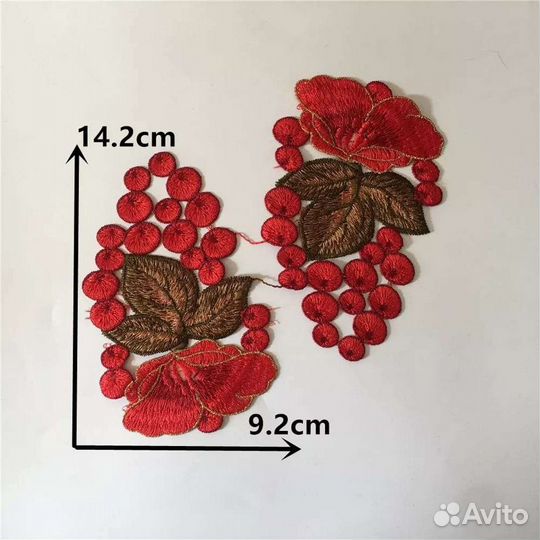 Новый кружевной воротник, нашивка