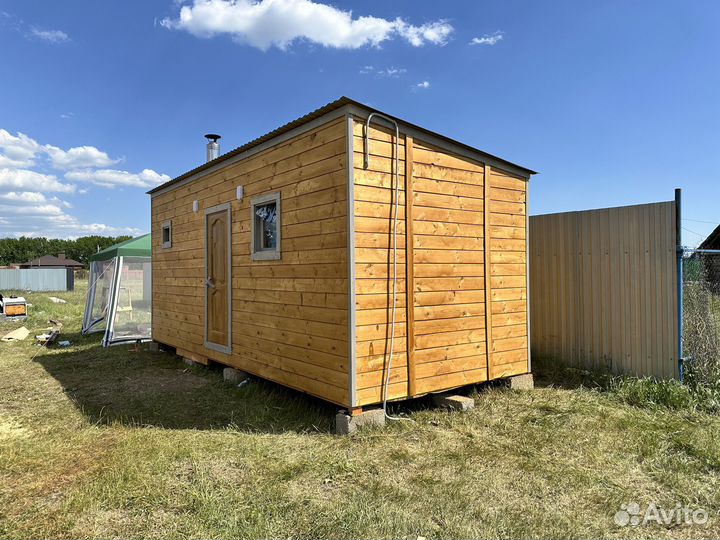 Каркасная баня 6x2.5