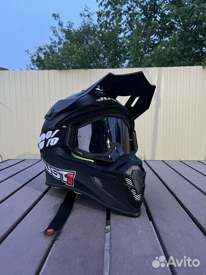 Шлем для мотоцикла кроссовый just 1