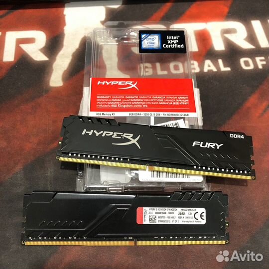 Hyperx Fury DDR4 8GB 3200mhz (2x4GB)