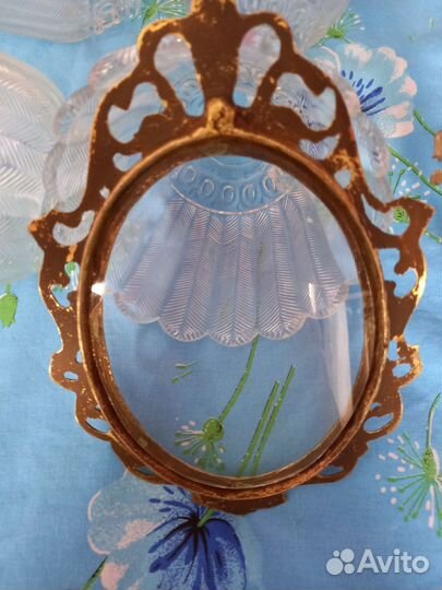 Рамка латунь СССР для фото