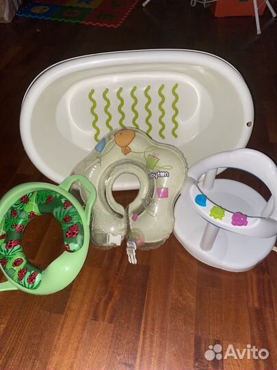 Ванночка IKEA, стульчик, сиденье и круг