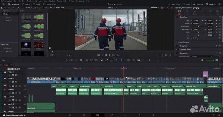 Монтаж видео / Слайд-шоу / reels