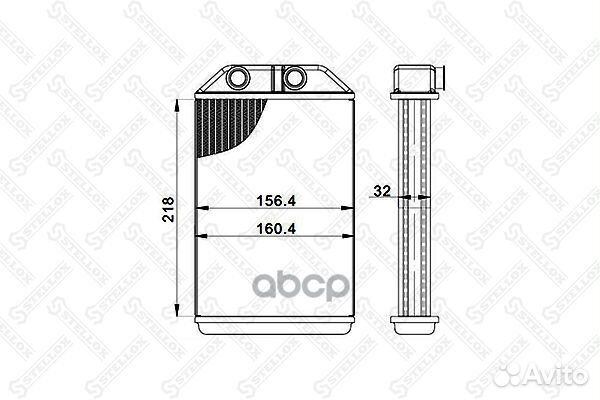 10-35267-SX радиатор печки Audi A6 1.8-4.2i/D