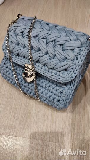 Сумка из трикотажной пряжи