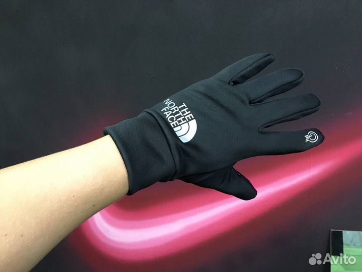 Перчатки сенсорные зимние the north face