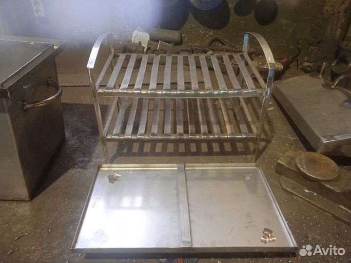 Коптильня горячего копчения из нержавейки