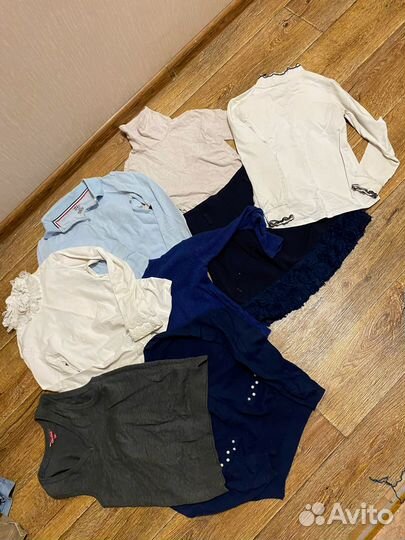 Вещи для девочки пакетом (школьные 7-10 лет)