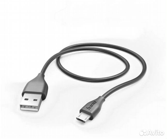 Кабель Hama 00173610 USB (m) -micro USB (m) 1.4м ч