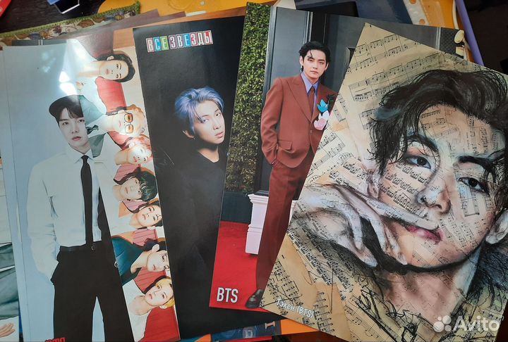 Плакаты/постеры K-pop BTS, stray kids, blackpink