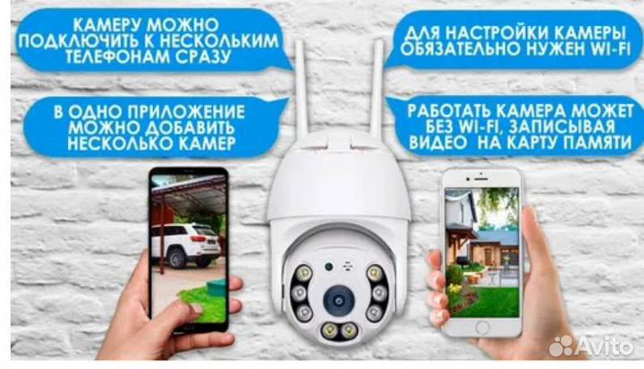 Камера видеонаблюдения Sim 4G Wi-Fi 4К UHD