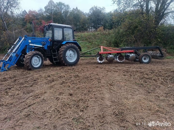 Вспашка, дискование, расчистка с/х земли, культива