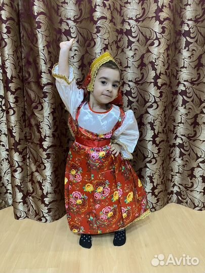 Костюм матрешки детский