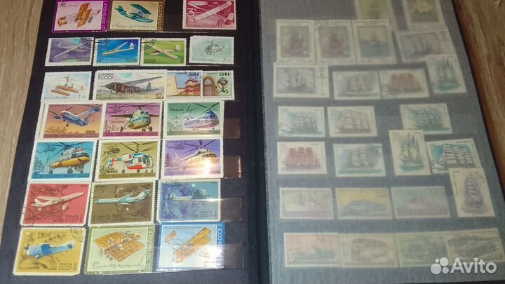 Марки. 355шт. Техника