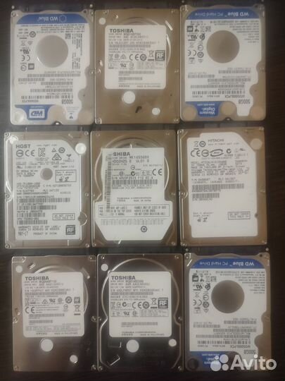 Жесткие диски hdd 2.5