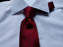 Шелковый бордовый галстук Stones