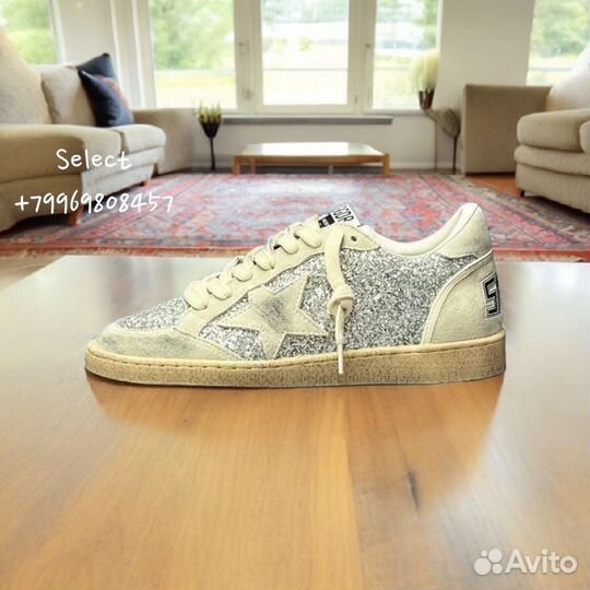 Кеды Golden Goose Блестящие