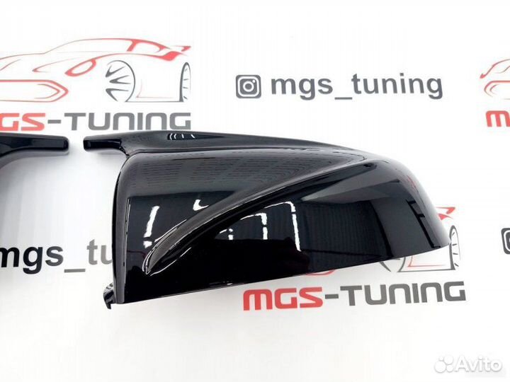 Крышки зеркал M черный глянец BMW 5er F10 09-13