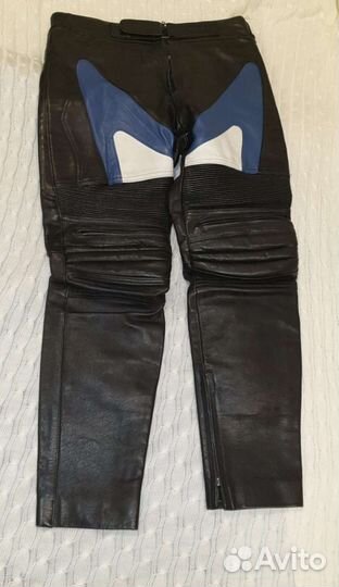 Мотоштаны кожаные бу