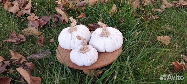 Тыковка для интерьера, игрушка, украшение