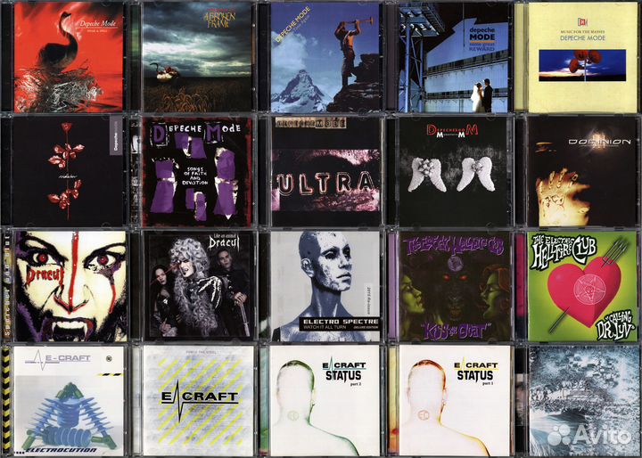 CD Компакт диски Synth, EBM, Industrial, Metal