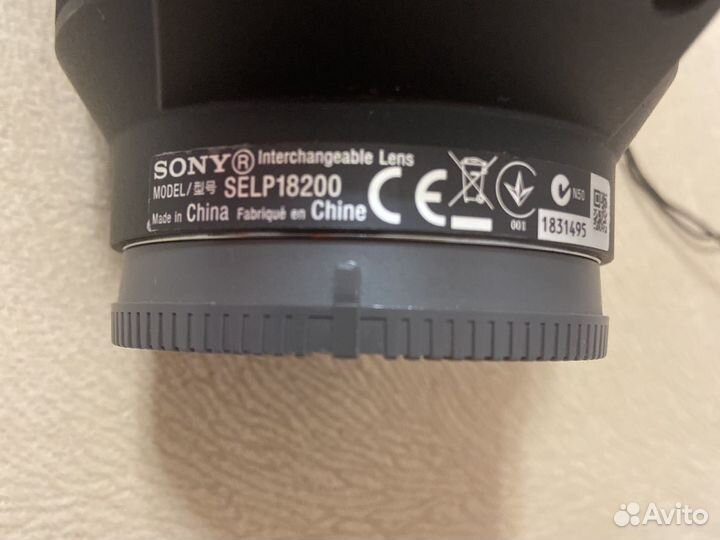 Объектив sony E PZ 18-200mm