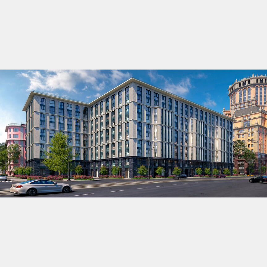 Апартаменты-студия, 45,4 м², 6/10 эт.