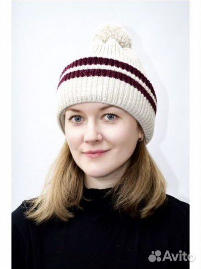 Балаклава вязаная женская