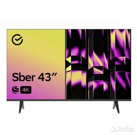 Телевизор sber 43 4k UHD SMART 109см 2GB 2024 new