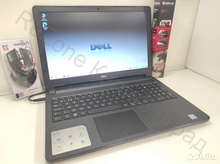 Ноутбук Dell, 4 ядра, 8GB, SSD, Гарантия