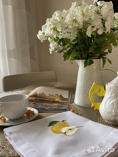Салфетки с вышивкой