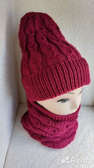 Демисезон шапка и снуд