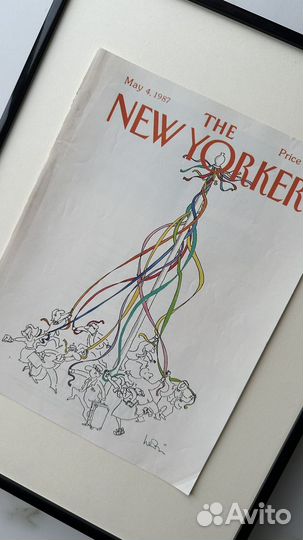 Обложка в рамке The New Yorker от 4 мая 1987