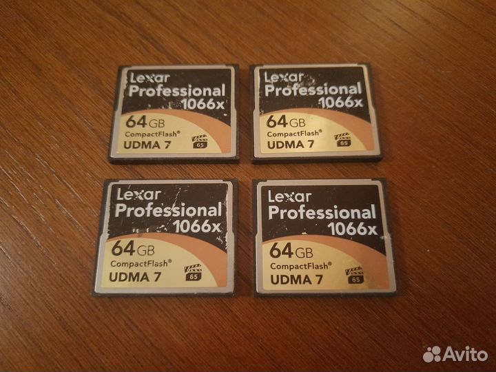 Карты памяти Lexar 64GB Compact flash 1066x