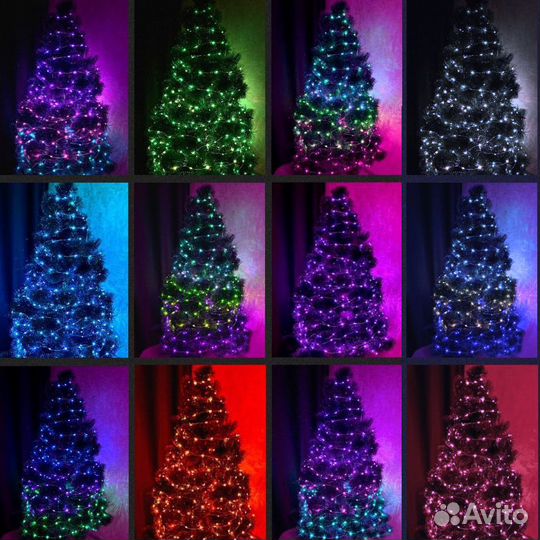 Умная гирлянда RGB (15 метров)