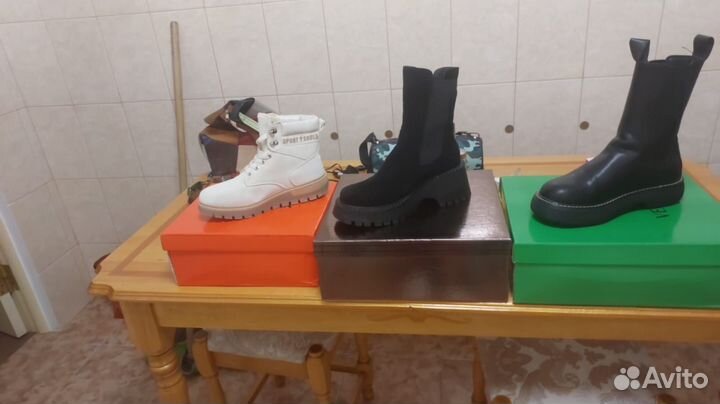 Ботинки женские зимние 38 размера бу