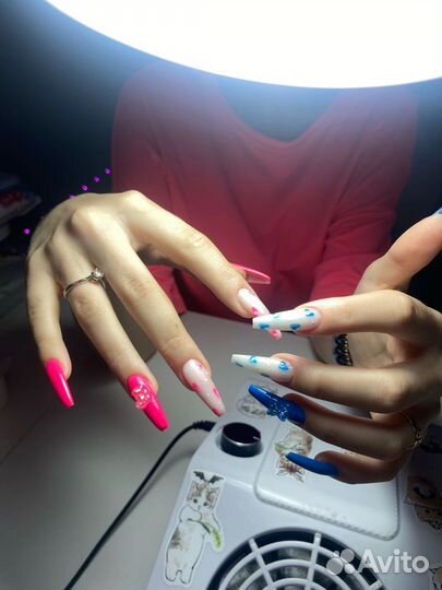 Наращивание ногтей на дому