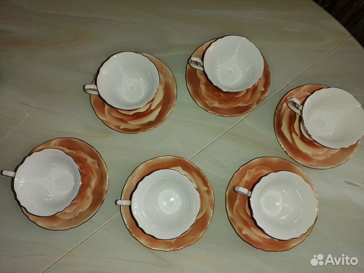 Набор чайной посуды новый