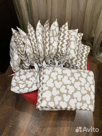 Бортики в детскую кроватку