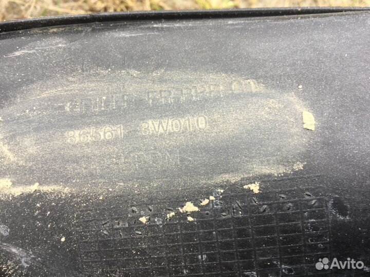 Накладка под туманок на передний бампер Киа Спорт