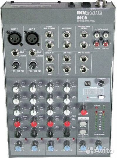 Invotone MC6 микшерный пульт