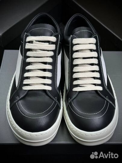 Кеды Rick Owens vans low vintage (кожа)